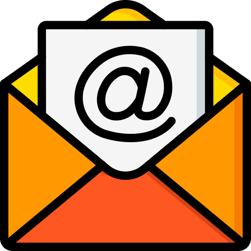 Icon of an email template